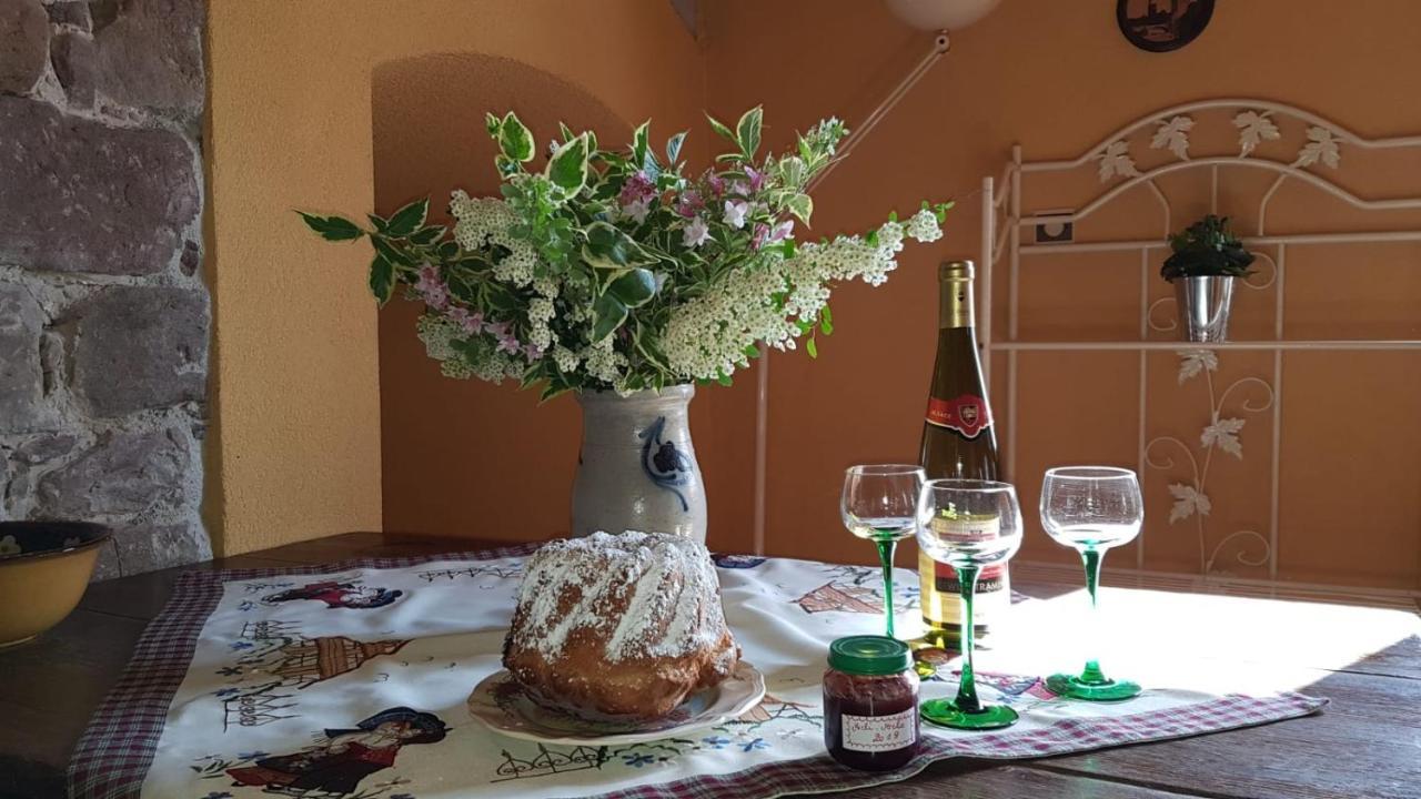 Gite A La Petite Fontaine-Plain Pied-Maison Alsacienne Renovee Avec Passion-4 Pers-4Nuitees Minimum Langensoultzbach エクステリア 写真